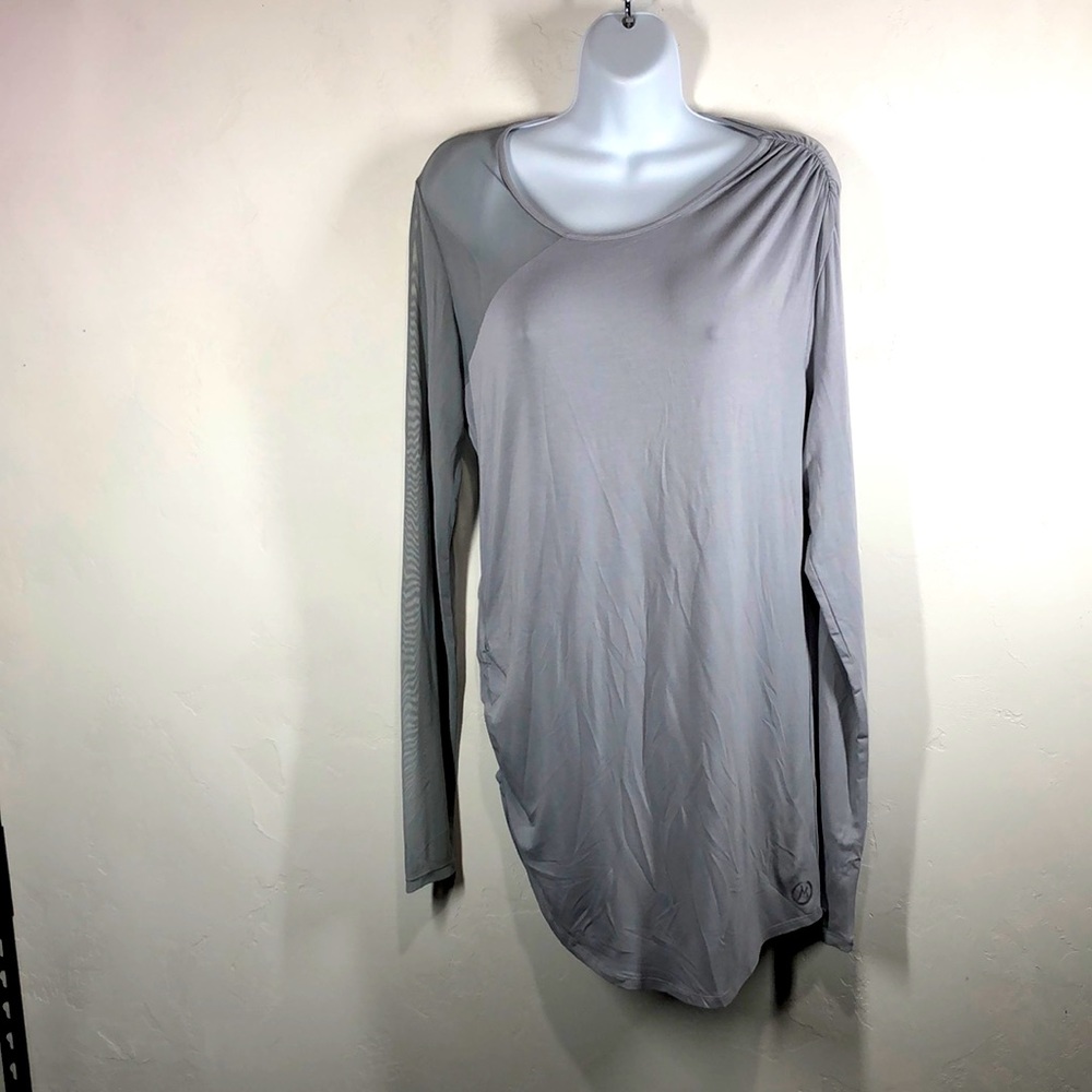 NWT Mira Rae gray long sleeve top size medium